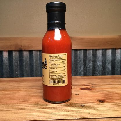 Buffalo Wing Hot Sauce label