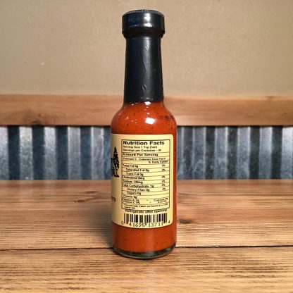 Fire Roasted Habanero Sauce label
