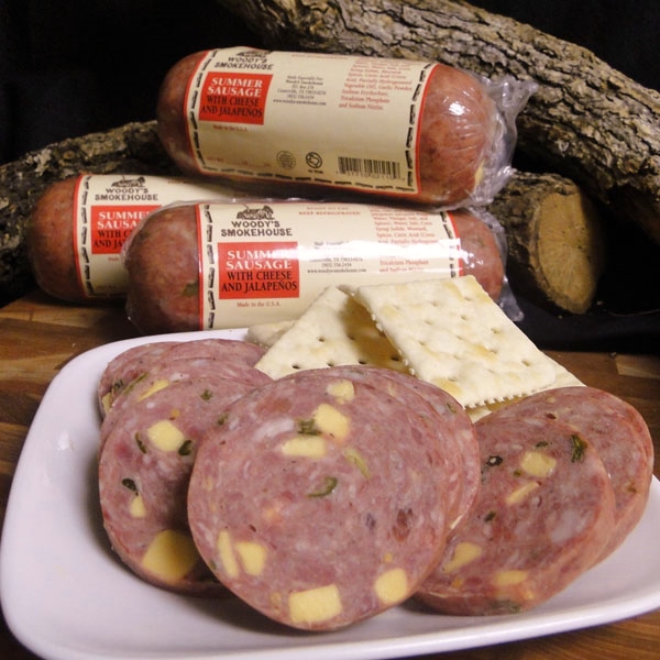 Beef Summer Sausage with Jalapeno and Cheese